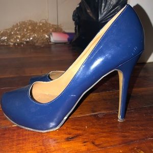 Blue heels
